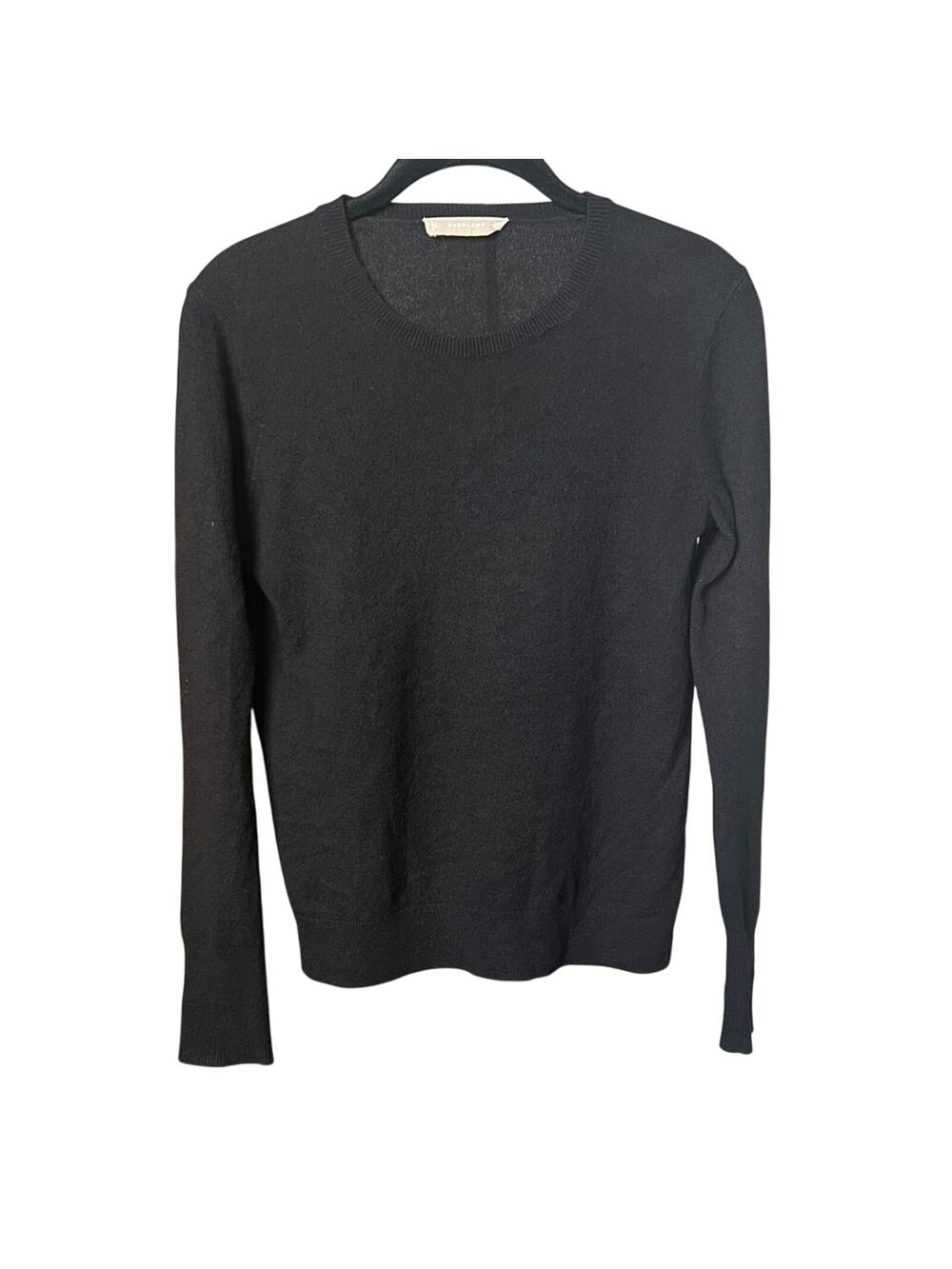 Everlane Black Cashmere Sweater Crewneck Long Sleeve Minimalist - S